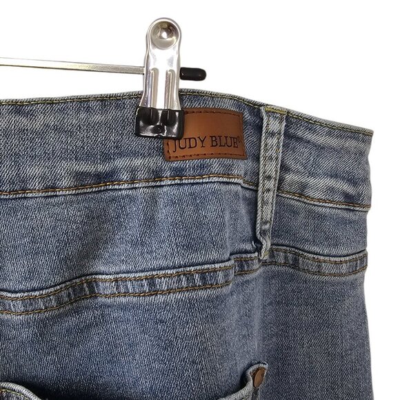 Judy Blue Womens Boyfriend Fit Jeans, Stretch, Plus Size, Blue, Size 24W - Picture 8 of 9